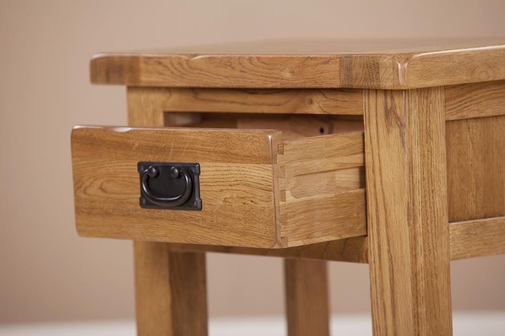 Product photograph of Originals Rustic Oak Bedside Table from Choice Furniture Superstore.