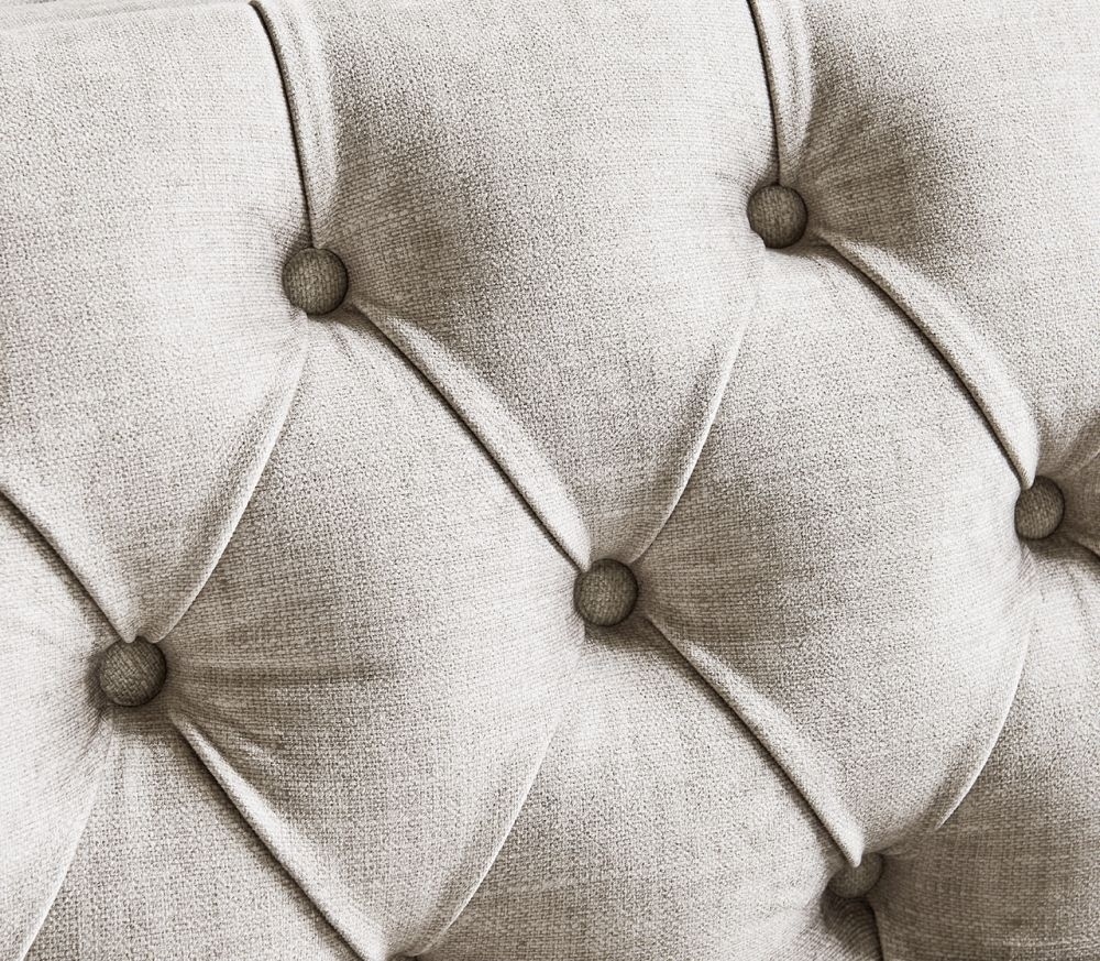 Product photograph of Lancaster Pebble Grey Fabric 2 Seater Sofa from Choice Furniture Superstore.
