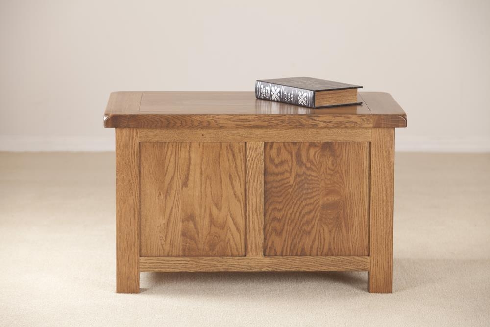 Product photograph of Originals Rustic Oak Blanket Box from Choice Furniture Superstore.