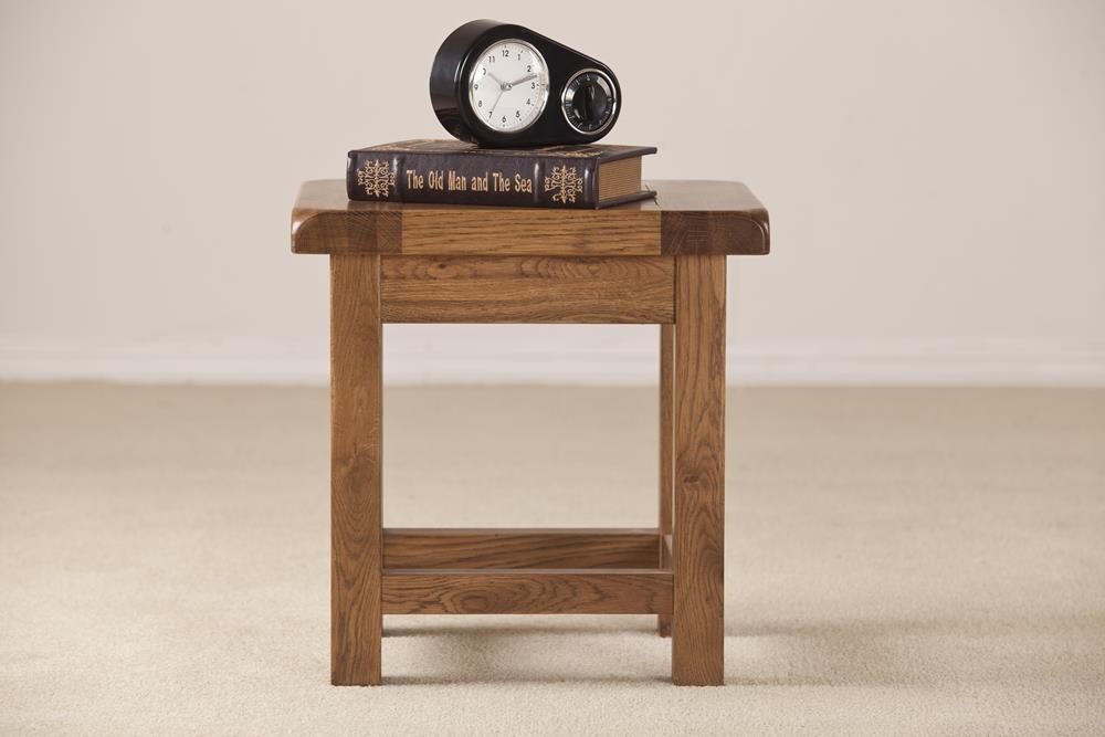 Product photograph of Originals Rustic Oak Side Table from Choice Furniture Superstore.
