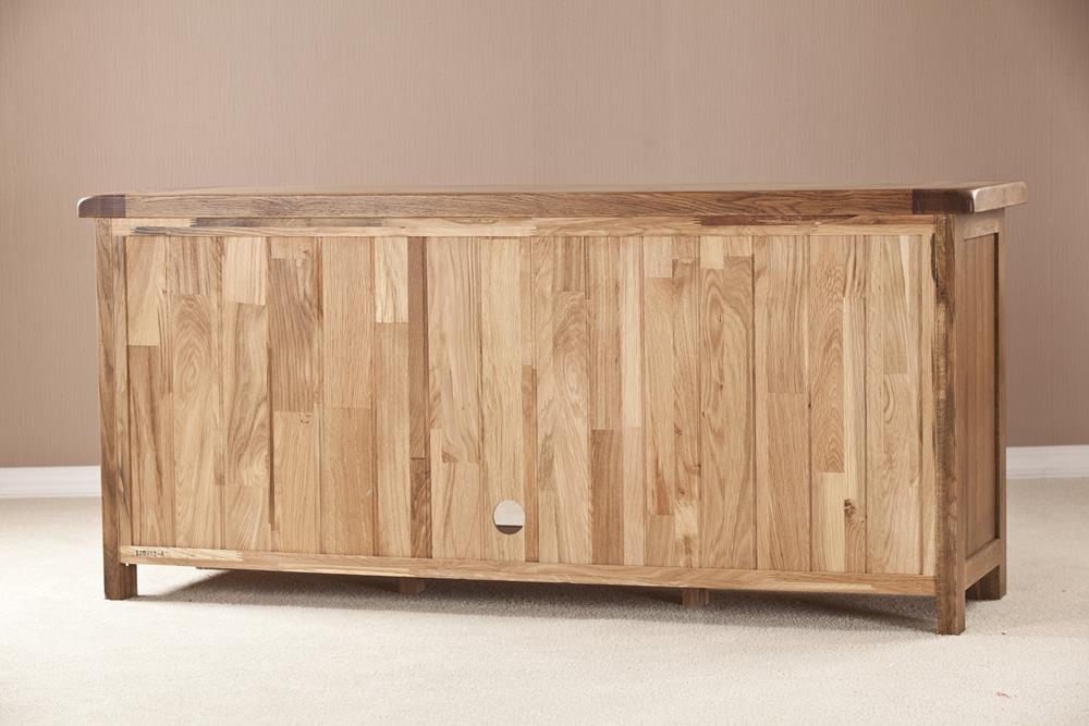 Product photograph of Originals Rustic Oak Large Tv Unit from Choice Furniture Superstore.