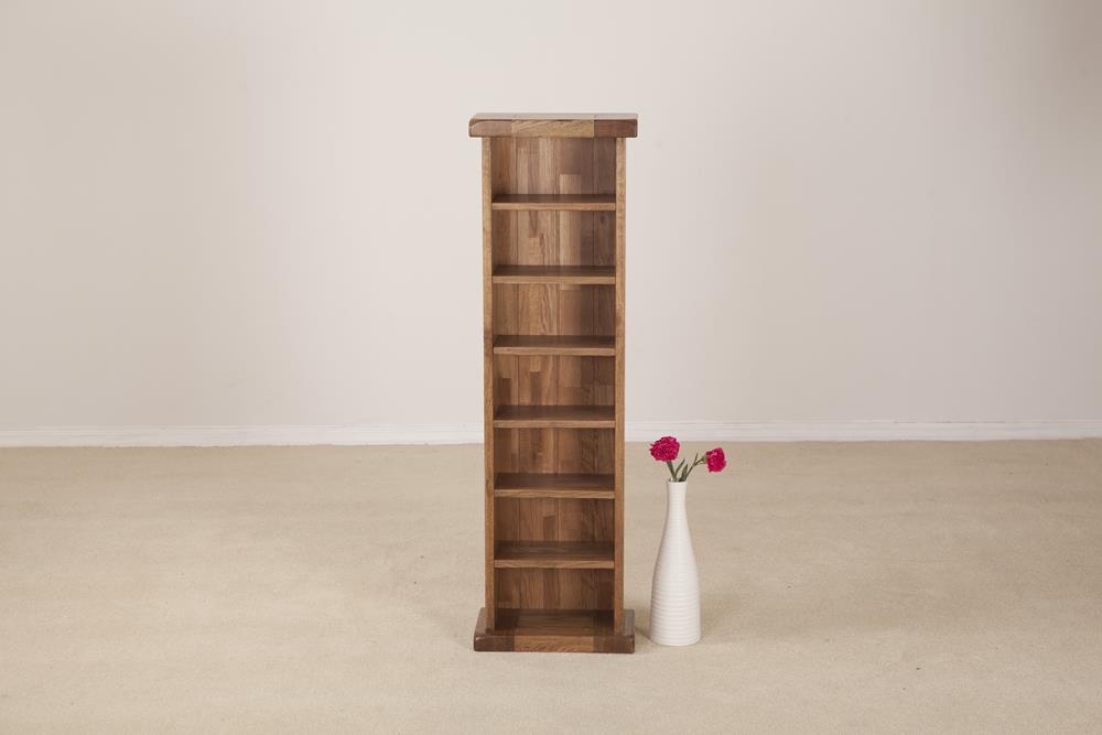 Product photograph of Originals Rustic Oak Cd Rack from Choice Furniture Superstore.