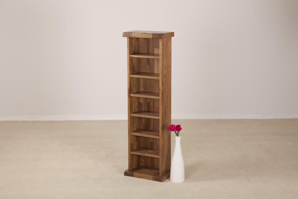 Product photograph of Originals Rustic Oak Cd Rack from Choice Furniture Superstore.