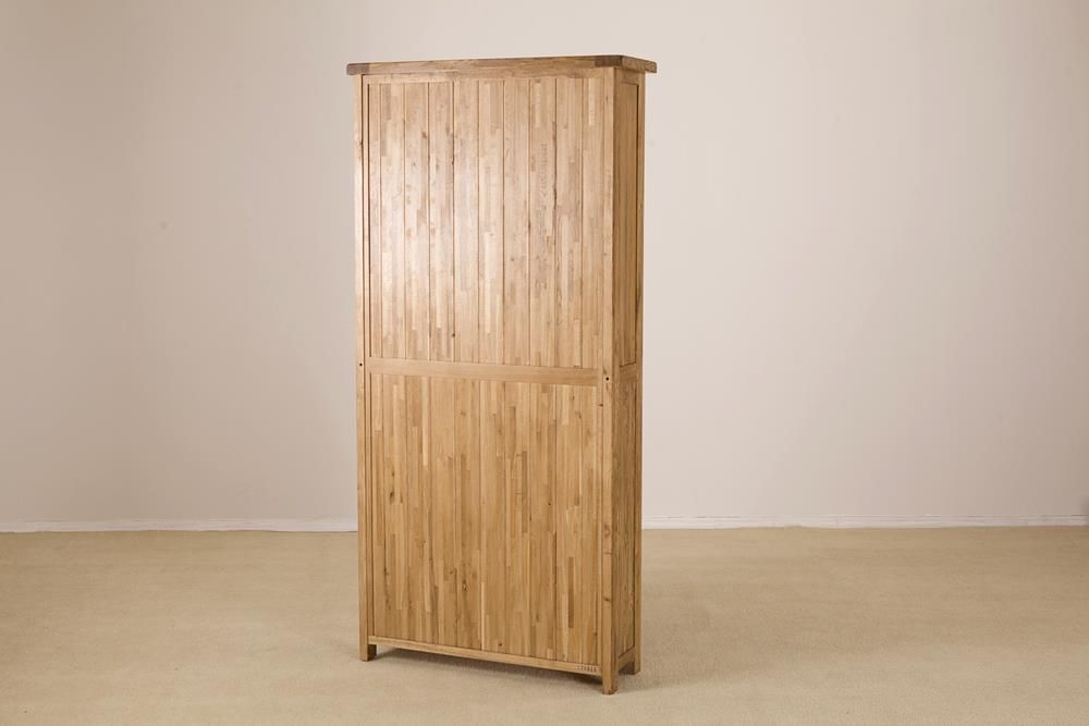 Product photograph of Originals Rustic Oak Tall Wide Bookcase from Choice Furniture Superstore.