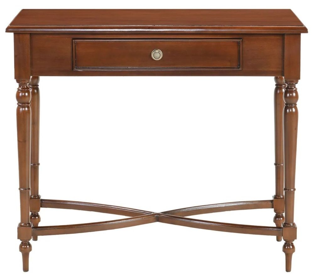Product photograph of Palais French Mahogany X-leg Console Table from Choice Furniture Superstore.