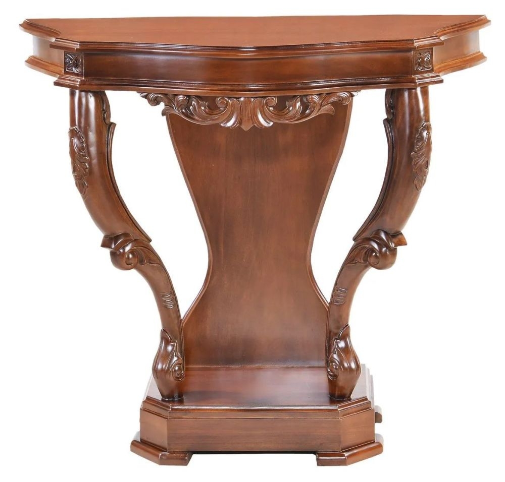 Product photograph of Palais French Mahogany Victoria Console Table from Choice Furniture Superstore.