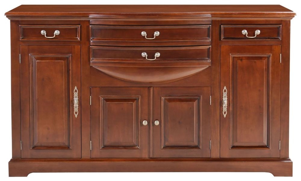 Product photograph of Palais French Mahogany 4 Door Sideboard from Choice Furniture Superstore.