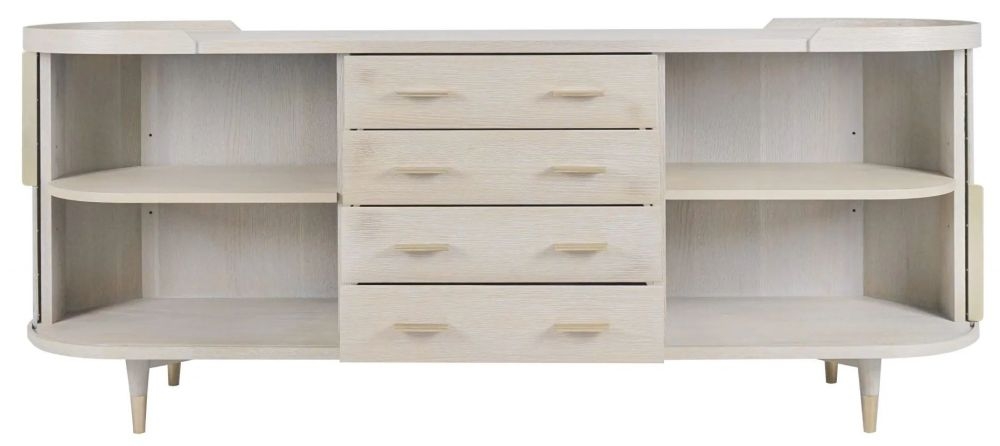 Product photograph of Bergerac Oak Sideboard from Choice Furniture Superstore.