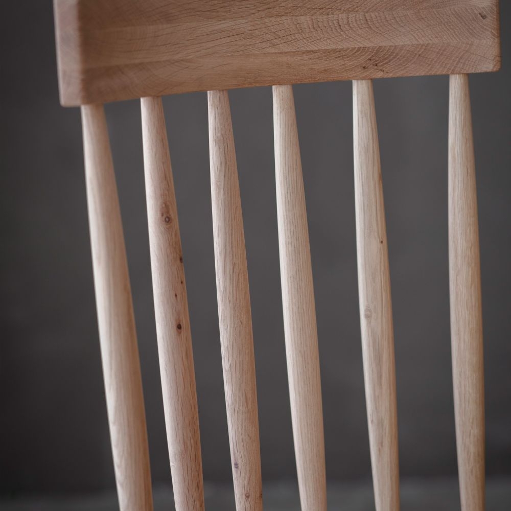 Product photograph of Nevada Oak Dining Chair Sold In Pairs from Choice Furniture Superstore.