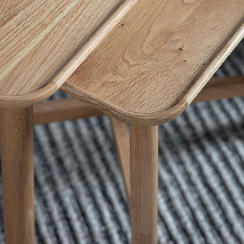 Product photograph of Nevada Nest Of 2 Tables - Comes In Oak And Grey Options from Choice Furniture Superstore.
