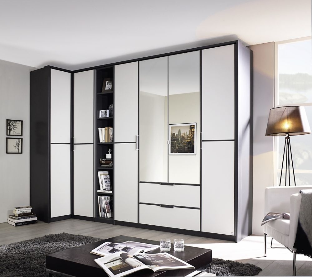 Product photograph of Essensa Corner Wardrobe from Choice Furniture Superstore.