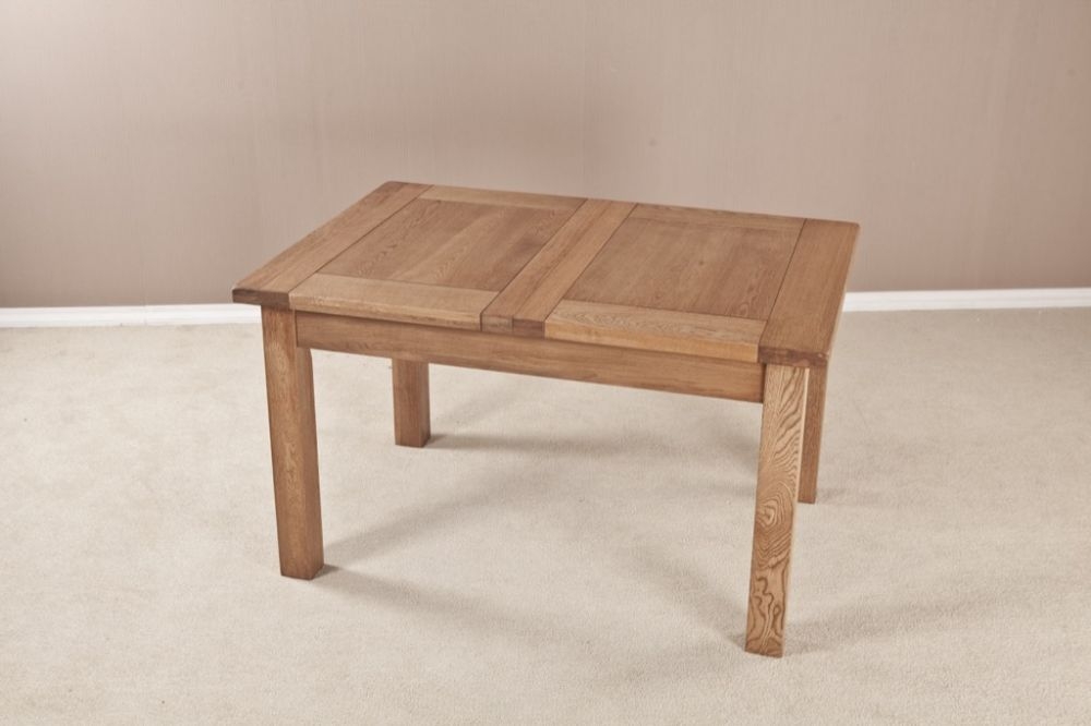 Product photograph of Kent Oak 4 Seater Extending Dining Table from Choice Furniture Superstore.
