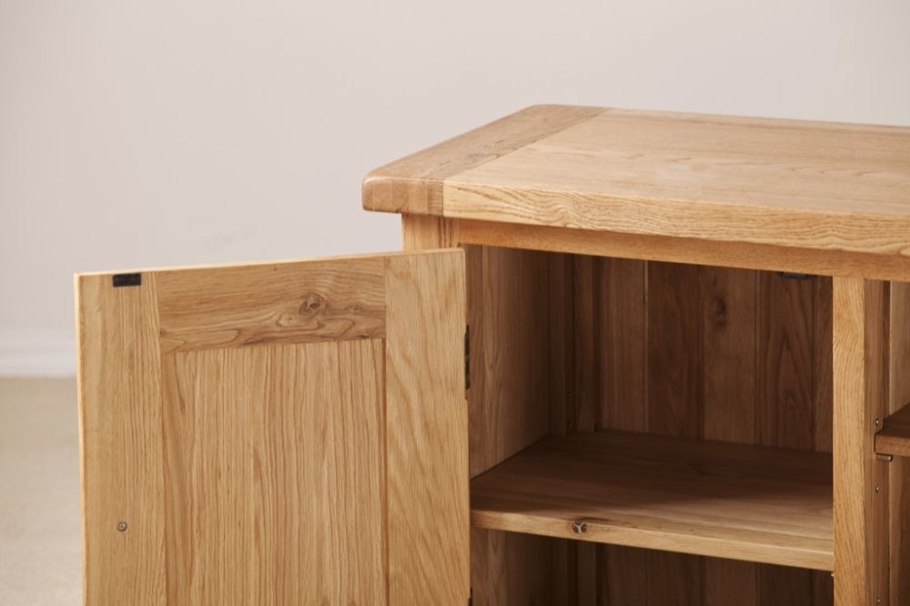 Product photograph of Kent Oak Large Tv Unit from Choice Furniture Superstore.