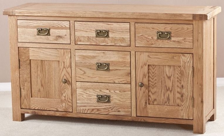 Product photograph of Kent Oak Large Dresser from Choice Furniture Superstore.