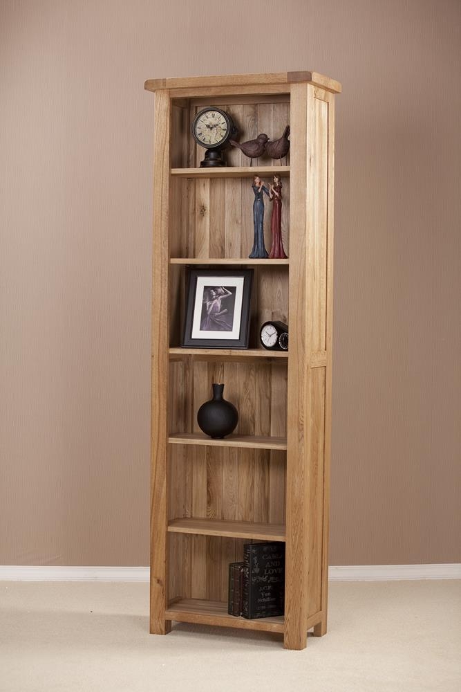 Product photograph of Kent Oak Tall Bookcase from Choice Furniture Superstore.