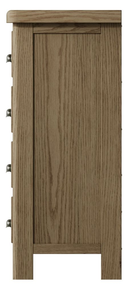 Product photograph of Hatton Oak 2 3 Drawer Chest from Choice Furniture Superstore.