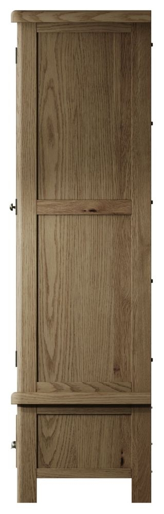 Product photograph of Hatton Oak 2 Door Wardrobe from Choice Furniture Superstore.
