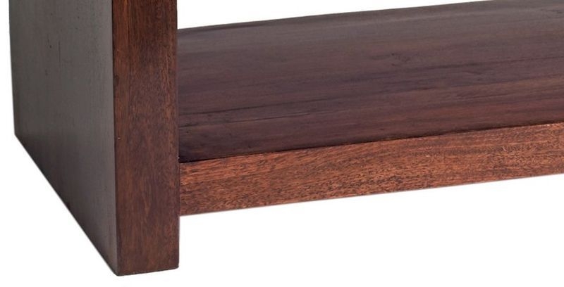 Product photograph of Dakota Dark Mango Wood 110cm Coffee Table from Choice Furniture Superstore.