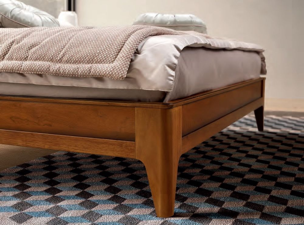Product photograph of Camel Giotto Walnut Italian 5ft King Size Bed from Choice Furniture Superstore.
