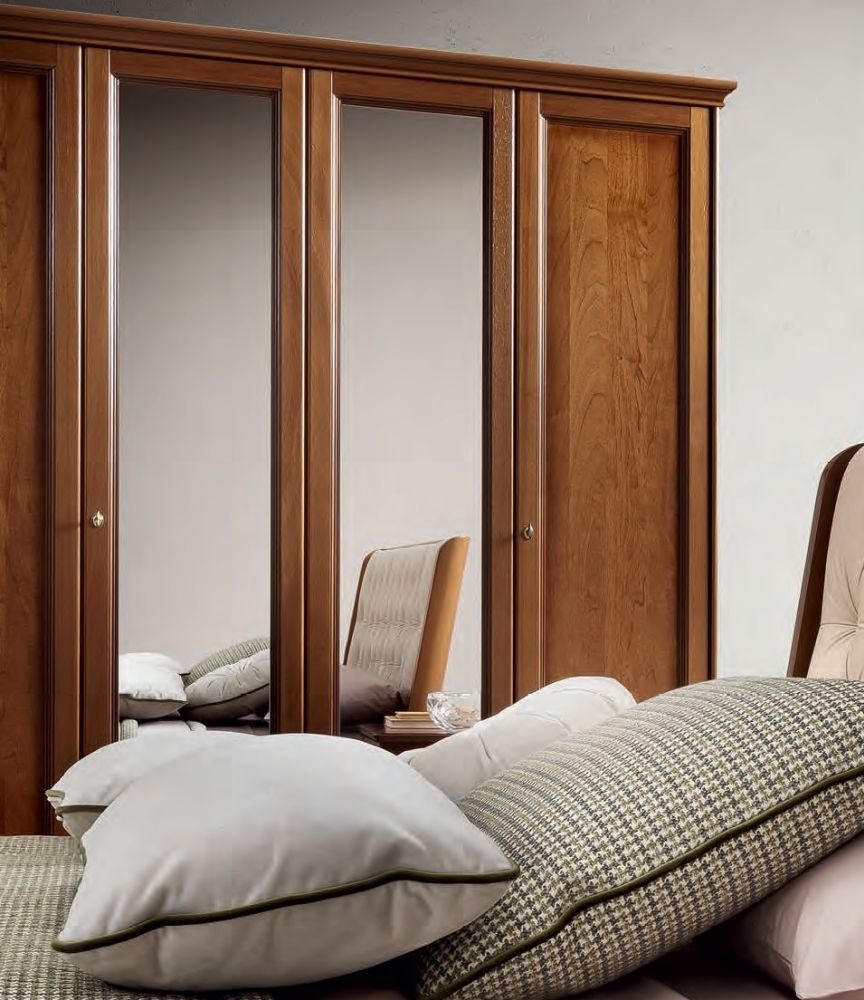 Product photograph of Camel Giotto Night Walnut Italian Wardrobe from Choice Furniture Superstore.