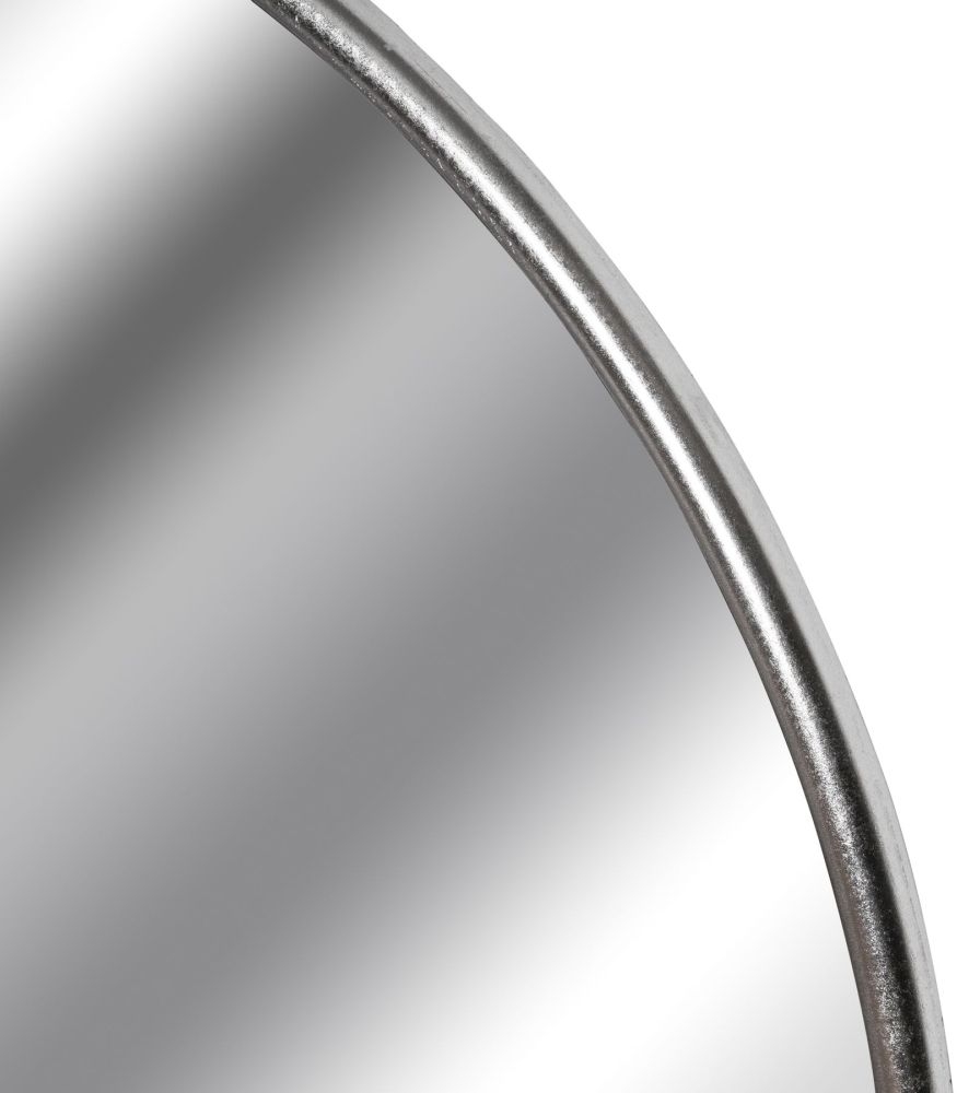 Product photograph of Hill Interiors Silver And Metal Round Wall Mirror - 125cm X 125cm from Choice Furniture Superstore.