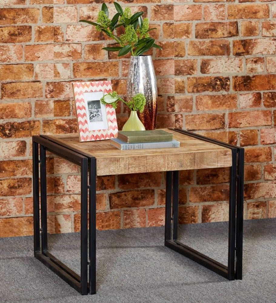 Product photograph of Cosmo Industrial Natural Medium Coffee Table from Choice Furniture Superstore.