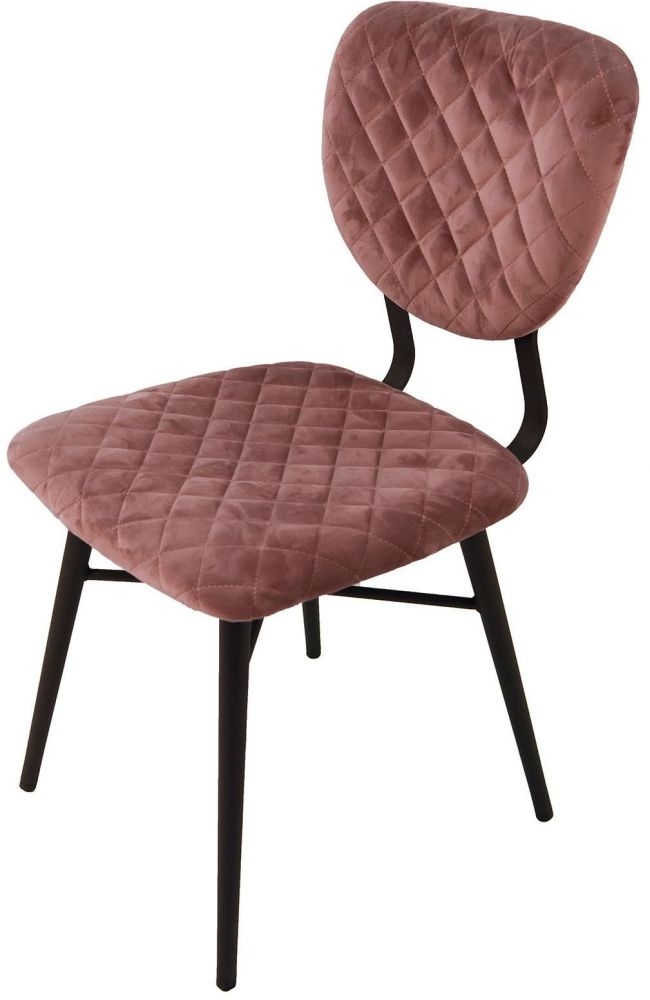 Product photograph of Ranger Dusk Velvet Dining Chair Sold In Pairs from Choice Furniture Superstore.