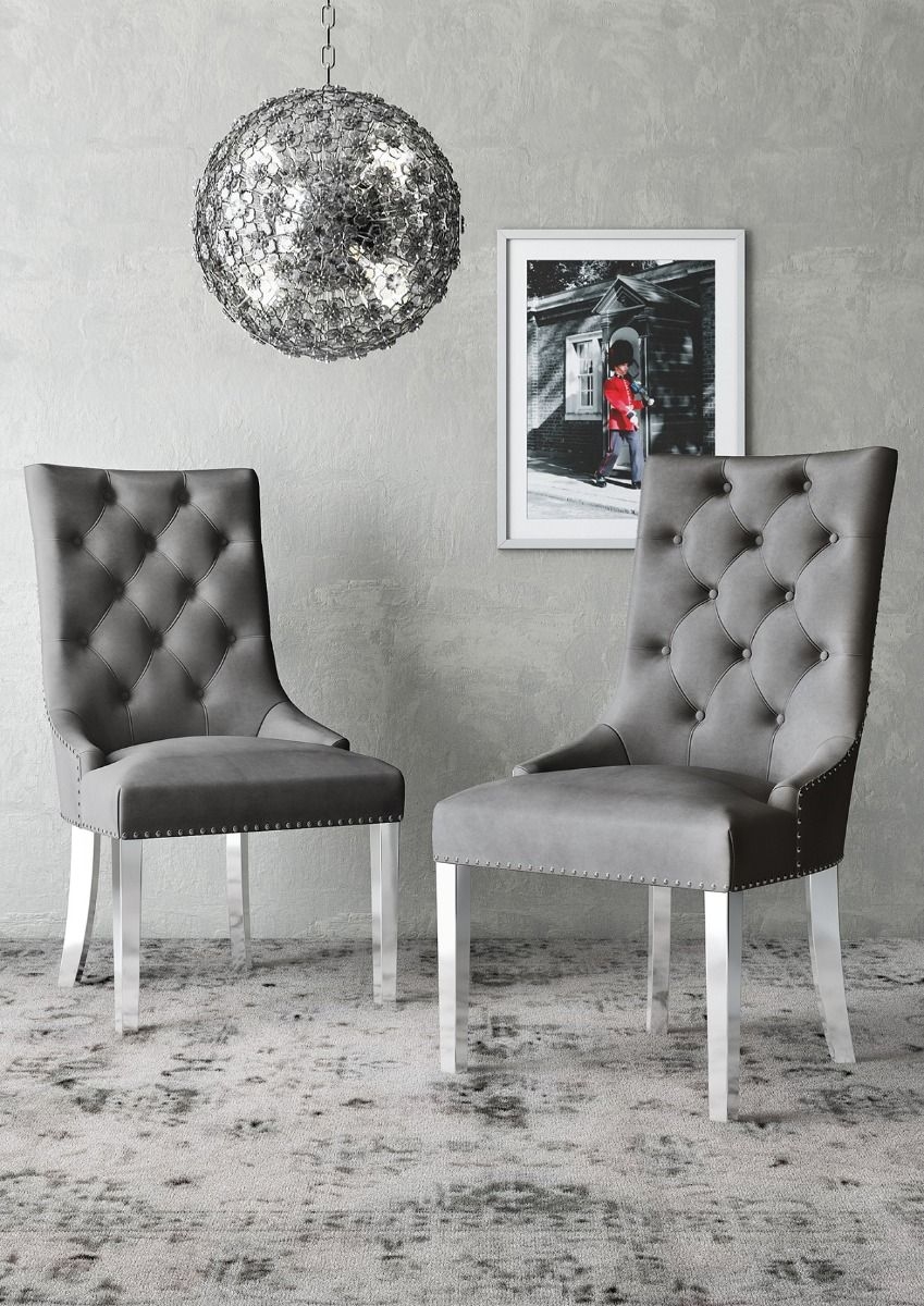 Product photograph of Nelson Velvet Dining Chair Sold In Pairs from Choice Furniture Superstore.