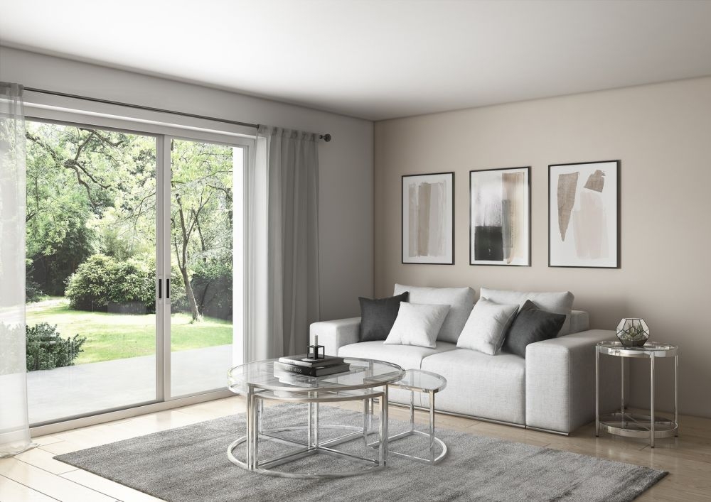 Product photograph of Omari Glass And Chrome Round Nest Of Coffee Tables from Choice Furniture Superstore.