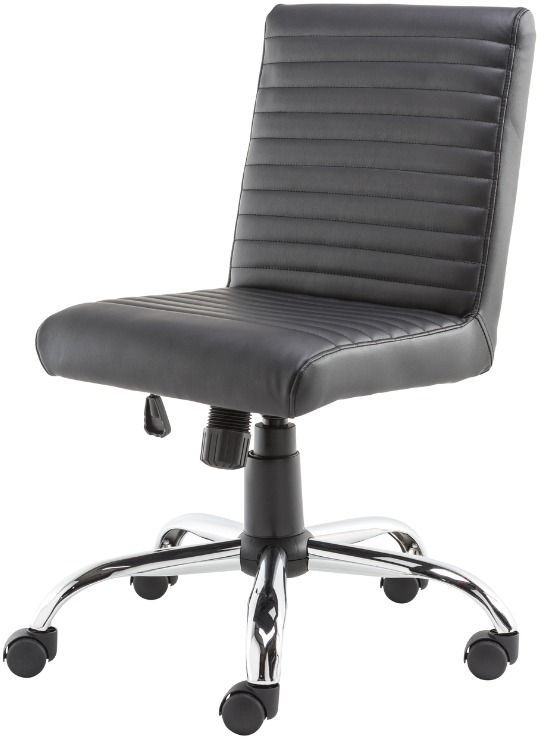 Product photograph of Alphason Silverstone Black Faux Leather Office Chair - Aoc21086blk from Choice Furniture Superstore.