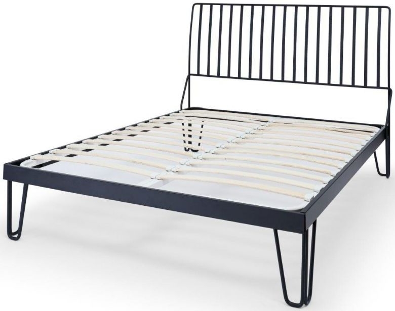 Product photograph of Gillmore Space Finn Black Bedstead from Choice Furniture Superstore.