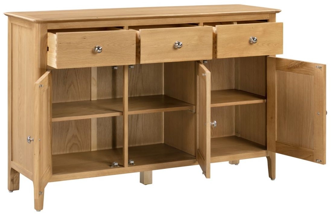Product photograph of Cotswold Oak Sideboard from Choice Furniture Superstore.