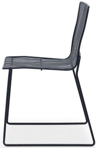 Product photograph of Gillmore Space Finn Black Matt Stacking Dining Chair Sold In Pairs from Choice Furniture Superstore.