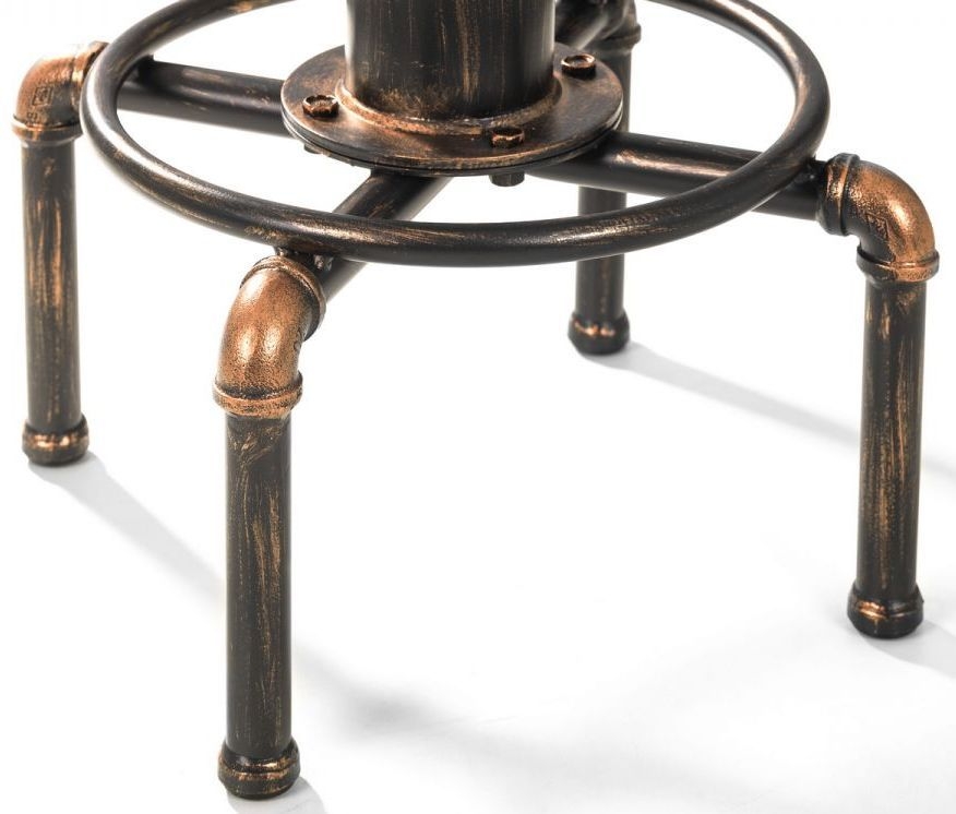 Product photograph of Rockport Brushed Copper Bar Stool Sold In Pairs from Choice Furniture Superstore.