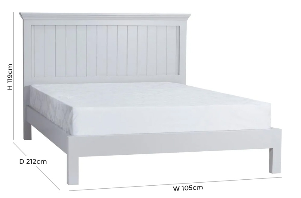 Product photograph of Tch Coelo Painted Panel Bed from Choice Furniture Superstore.