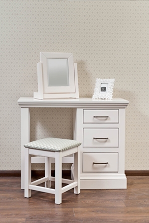 Product photograph of Tch Coelo Painted 3 Drawer Dressing Table from Choice Furniture Superstore.