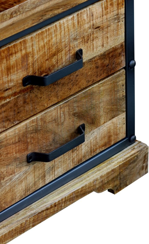 Product photograph of Metro Industrial Style Wooden 145cm Tv Unit from Choice Furniture Superstore.