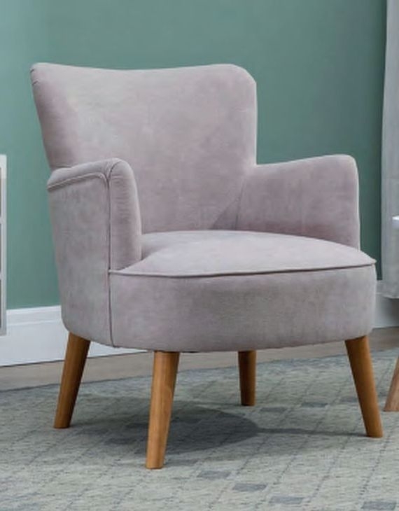 Product photograph of Keira Pearl Grey Fabric Armchair from Choice Furniture Superstore.