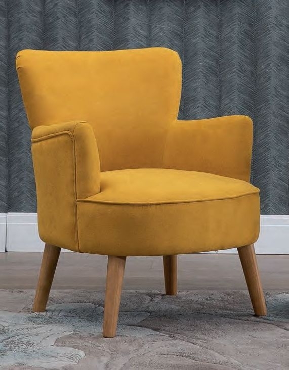 Product photograph of Keira Fabric Armchair from Choice Furniture Superstore.