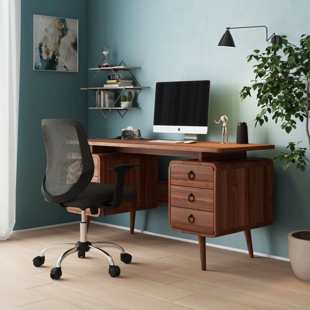 Product photograph of Alphason Somerset Office Desk from Choice Furniture Superstore.
