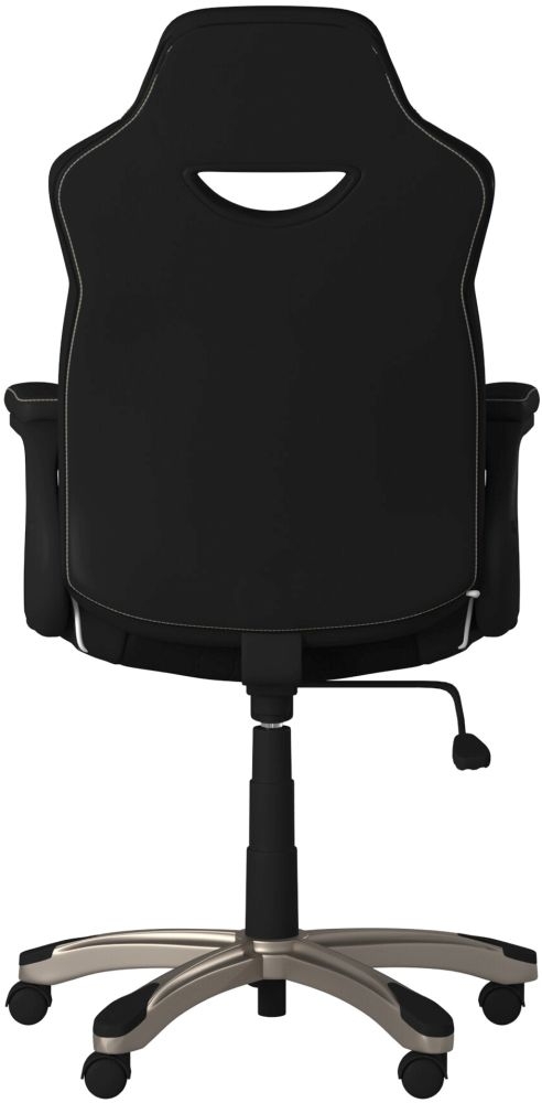 Product photograph of Alphason Silverstone Black Faux Leather Office Chair - Aoc2282blk from Choice Furniture Superstore.