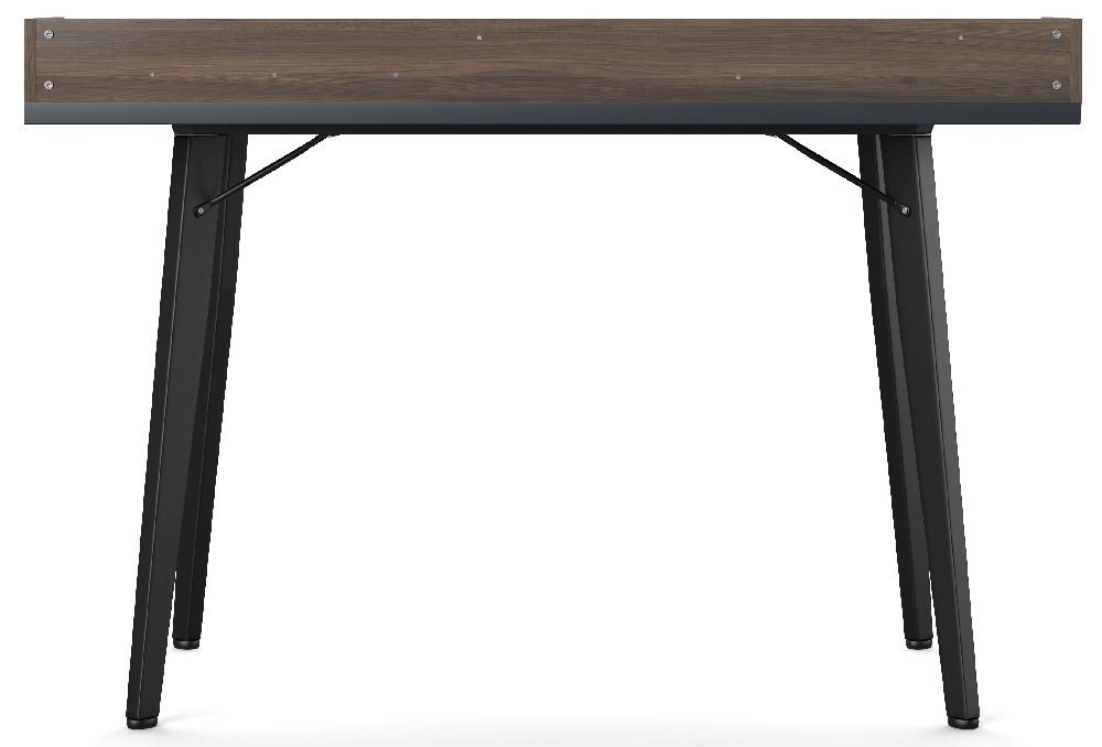 Product photograph of Alphason Memphis Charcoal Grey And Walnut Writing Desk - Aw3615gry from Choice Furniture Superstore.