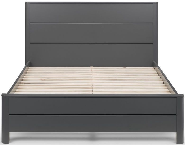 Product photograph of Chloe Storm Grey Bed - Comes In Double And King Size from Choice Furniture Superstore.