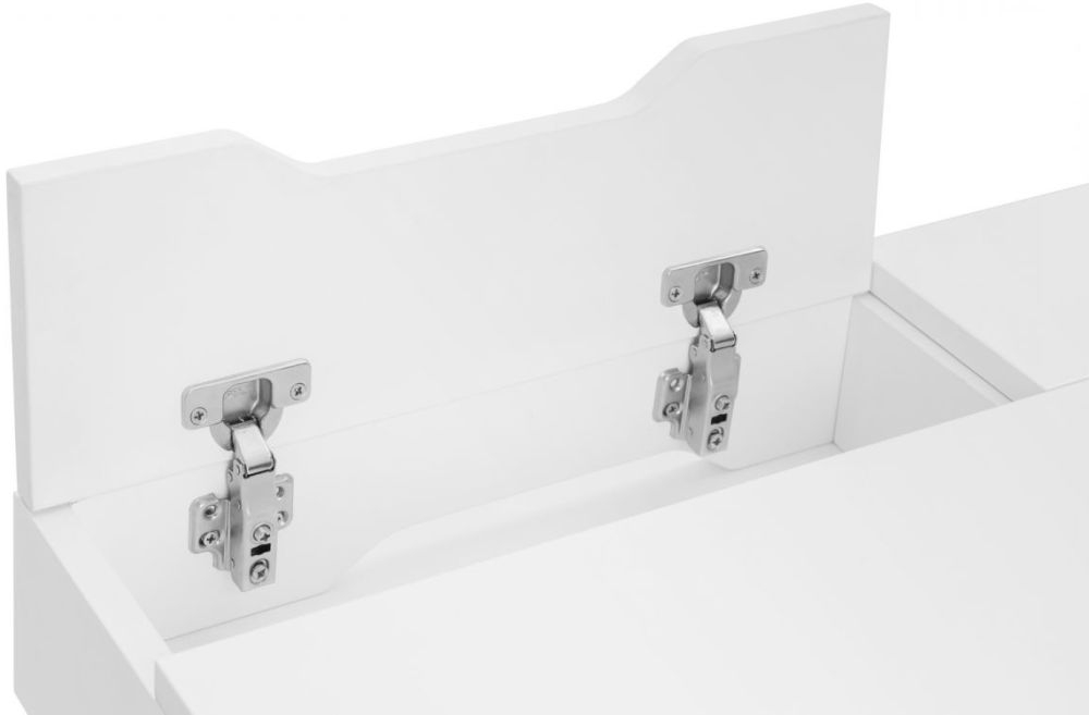 Julian Bowen Trianon White Desk CFS Furniture UK