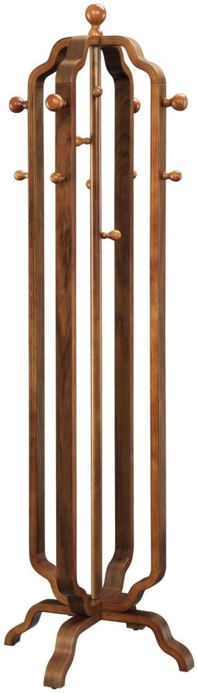 Jual Curve Walnut Coat Stand JF505