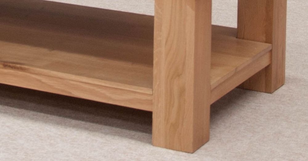Product photograph of Homestyle Gb Bordeaux Oak Coffee Table from Choice Furniture Superstore.