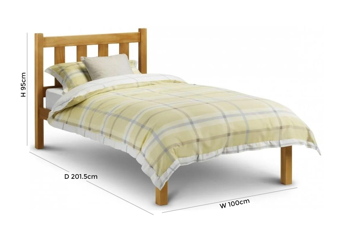 Product photograph of Poppy Pine Bed - Comes In Single And Double Size from Choice Furniture Superstore.