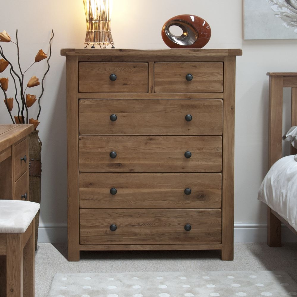 Product photograph of Homestyle Gb Rustic Oak 4 2 Drawer Chest from Choice Furniture Superstore.