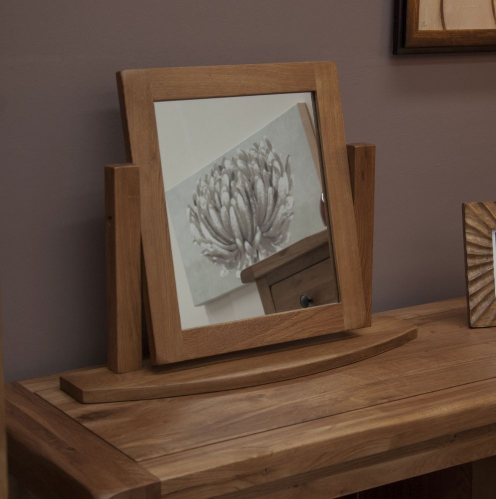 Product photograph of Homestyle Gb Rustic Oak Dressing Mirror from Choice Furniture Superstore.