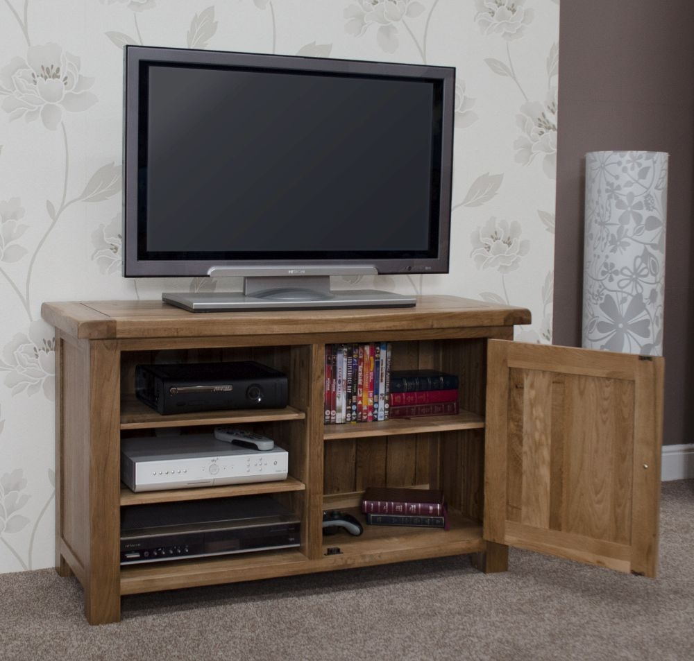 Product photograph of Homestyle Gb Rustic Oak Tv Cabinet from Choice Furniture Superstore.